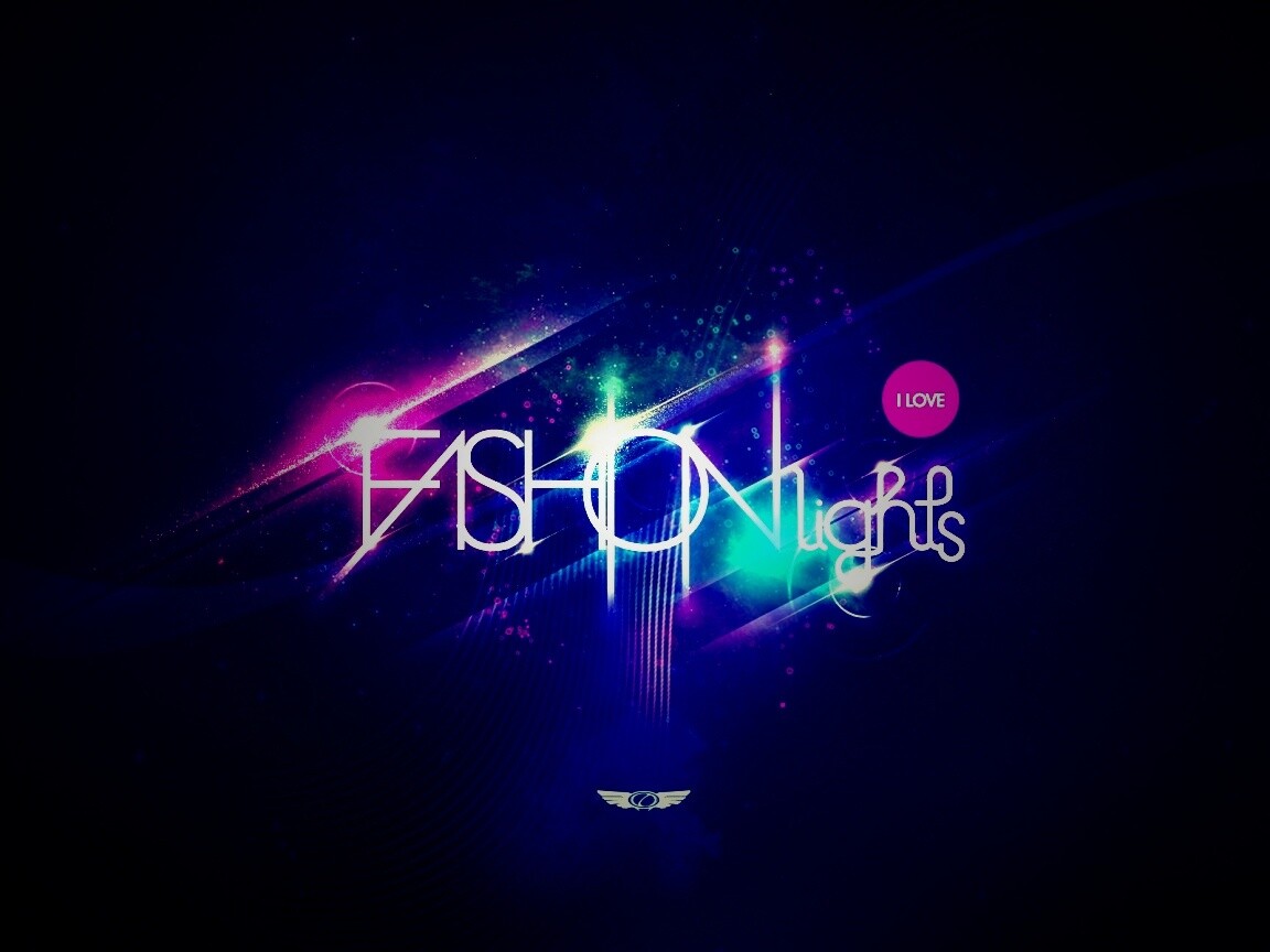 I love fashion lights обои