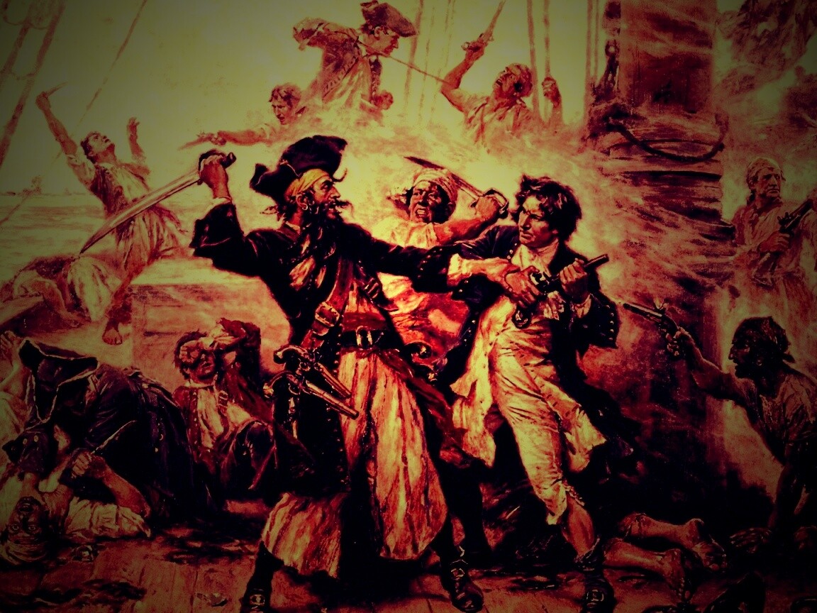 Бой с пиратами обои