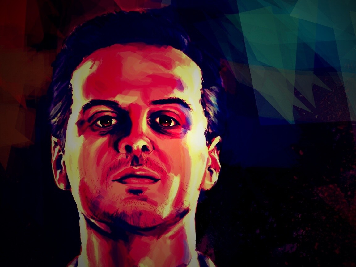 Портрет Джима Мориарти обои