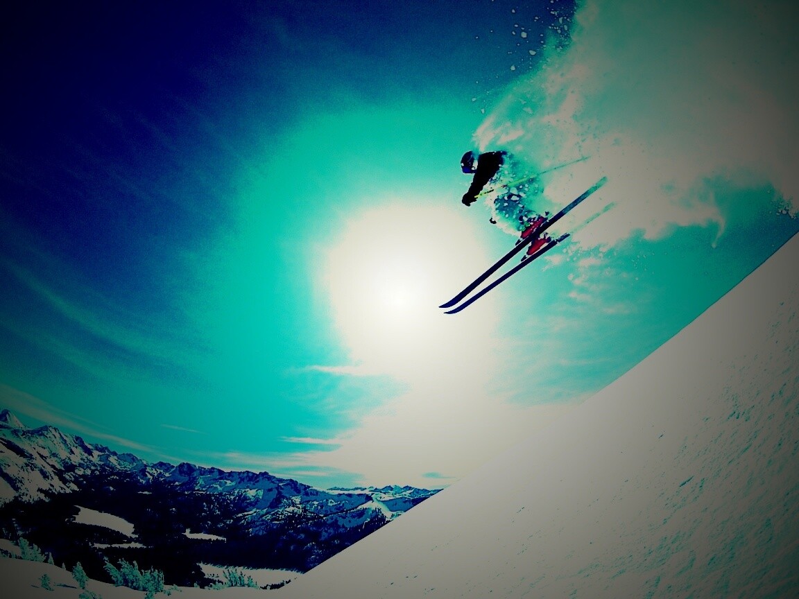 Горнолыжник обои