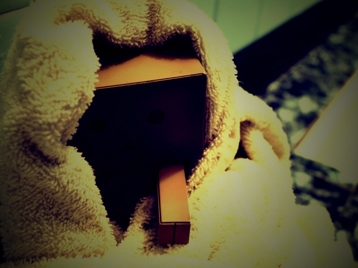 Yotsubato Danbo в полотенце обои