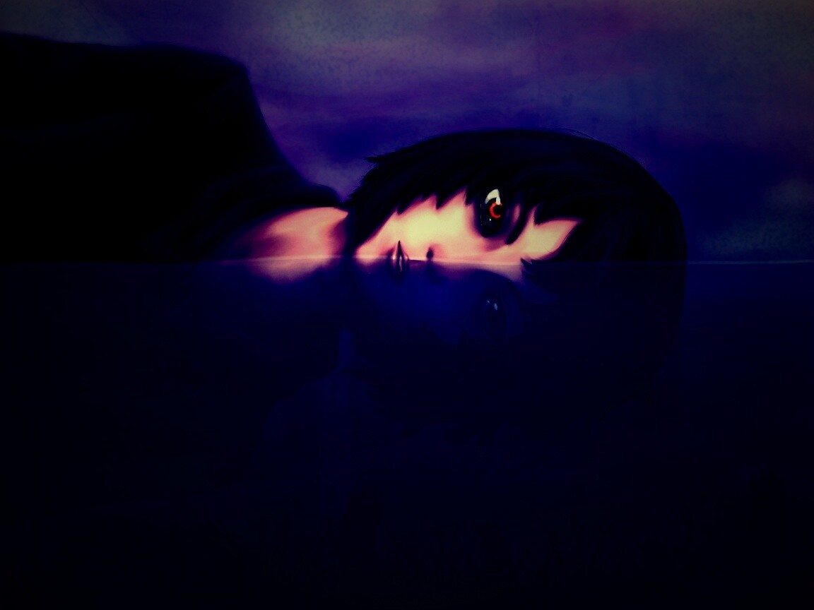 Девочка в воде обои