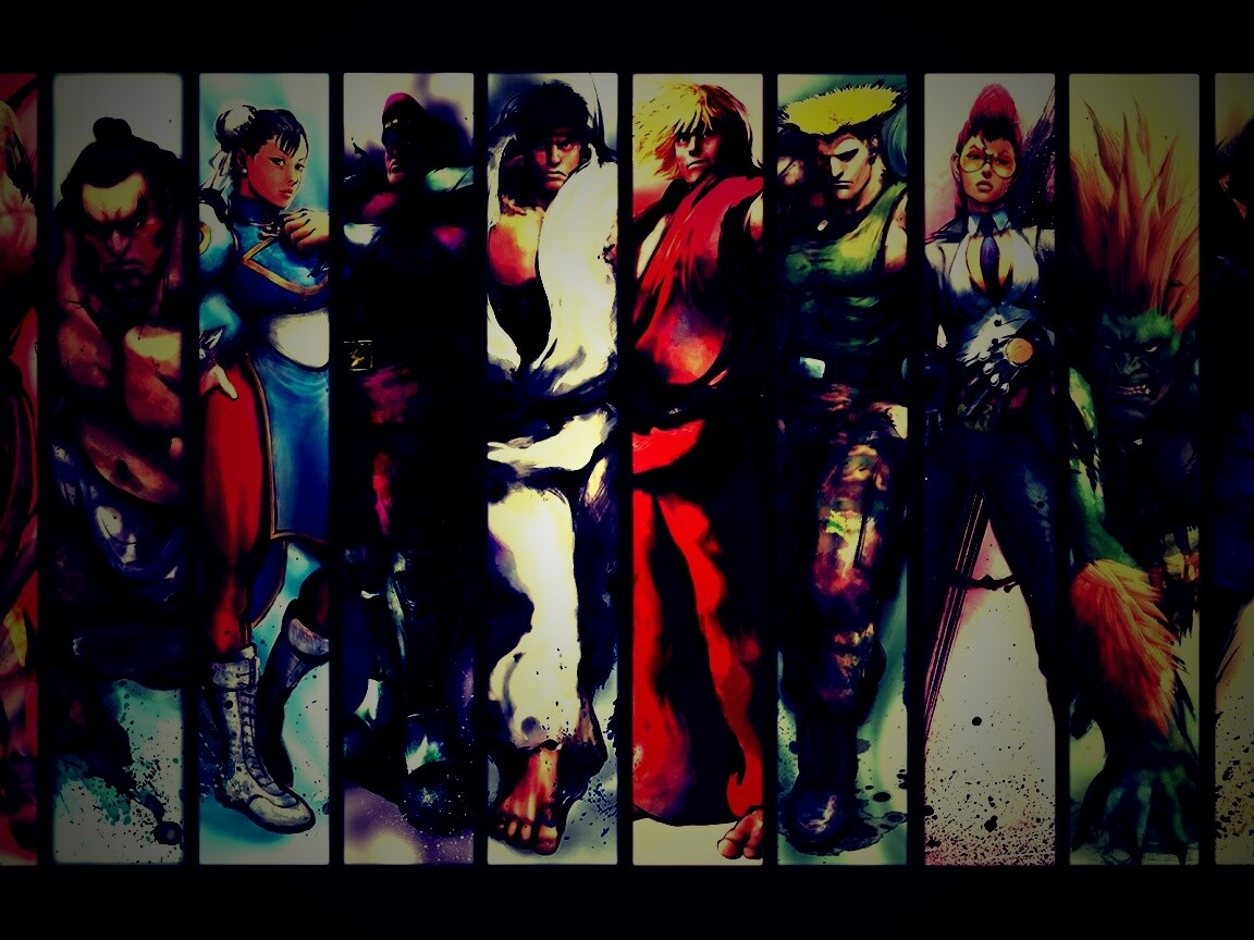 Герои игры Street FIghter обои