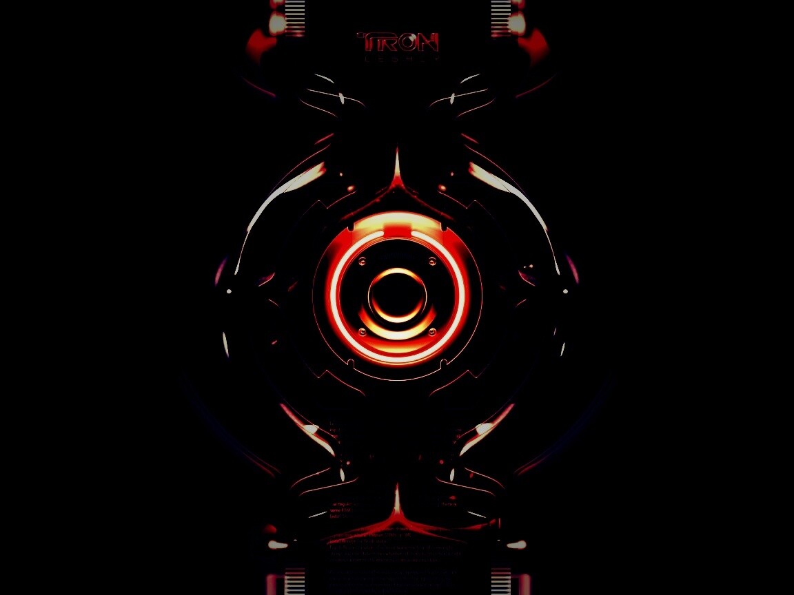 Tron Data Amber обои