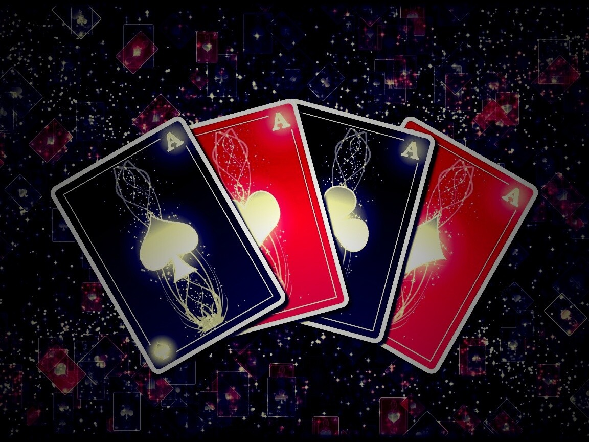 Каре из тузов обои