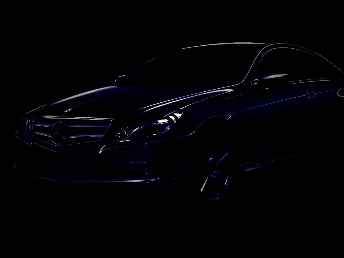 Черный Мерседес обои