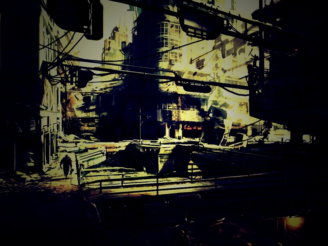 Локация из Fallout 3 обои