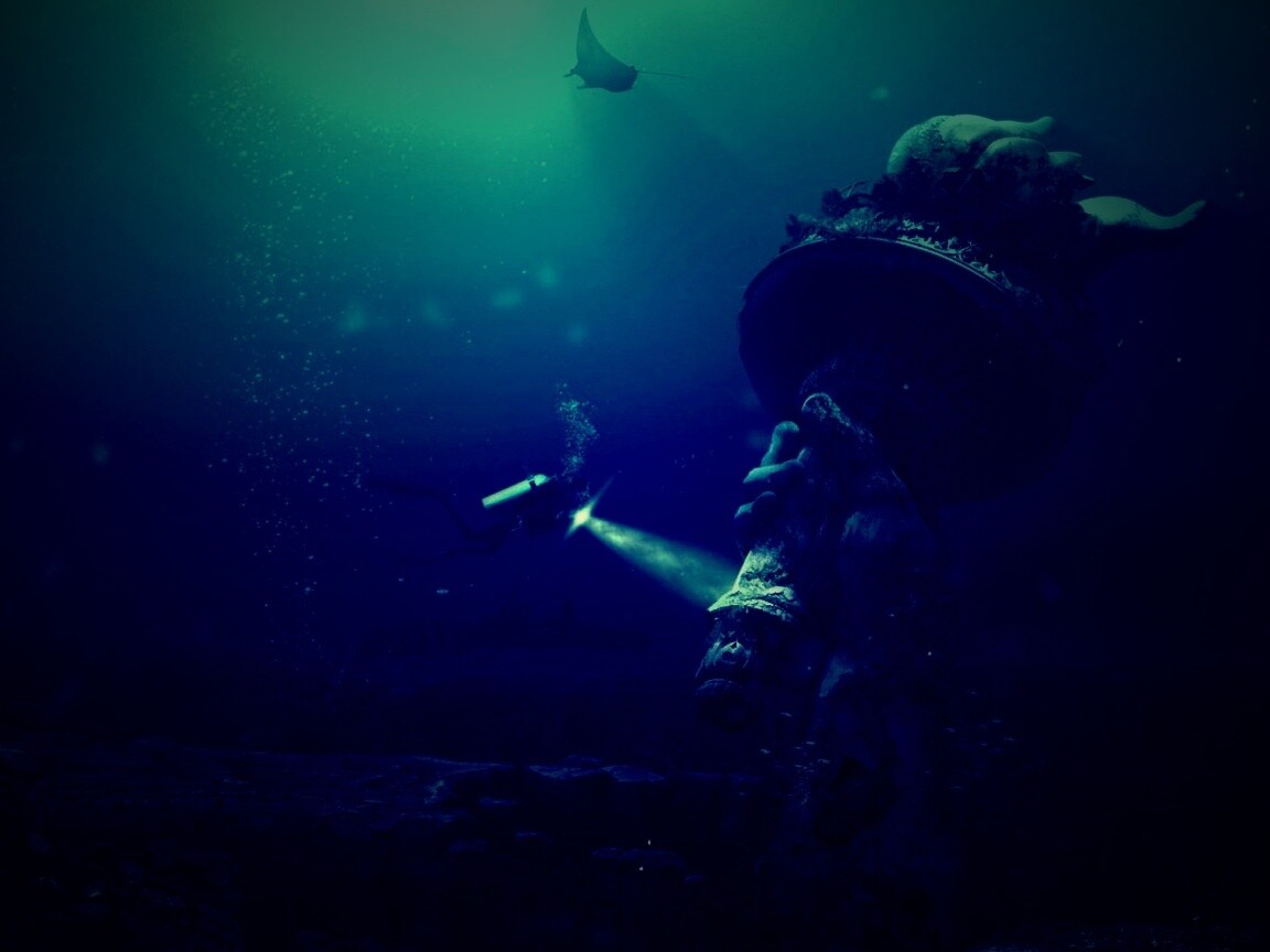 Затопленный Нью-Йорк обои