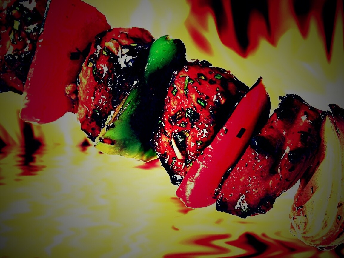 Сочный шашлычок обои