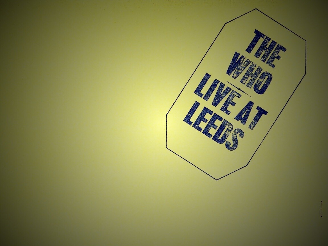 The who live at leeds обои