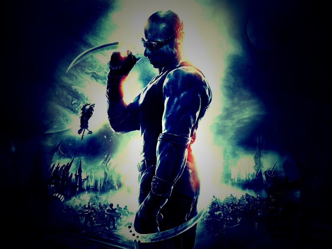 Риддик с клинками обои