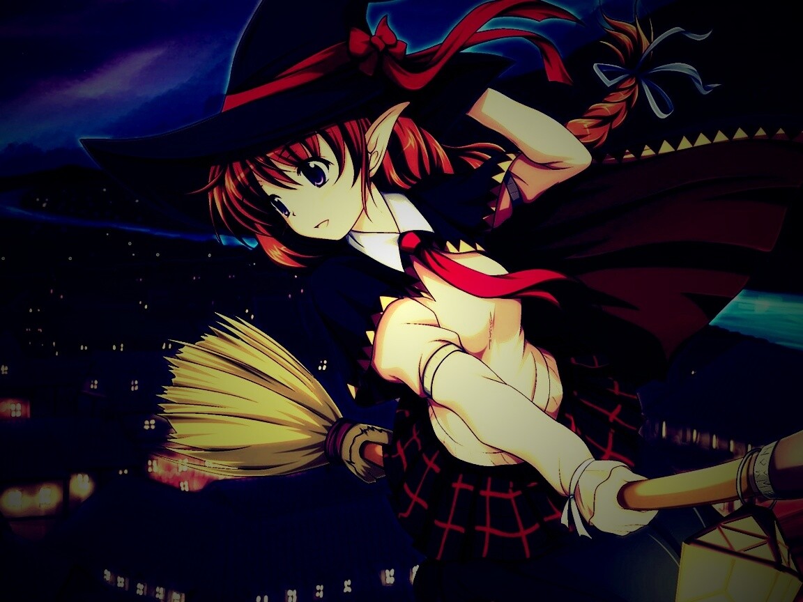 Эльфийская ведьмочка обои