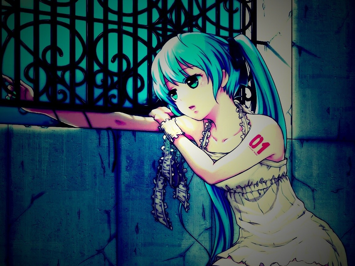 Девушка грустит обои