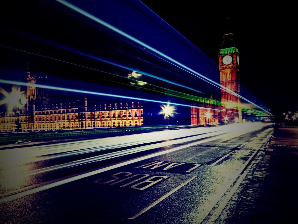 Ночной лондон обои