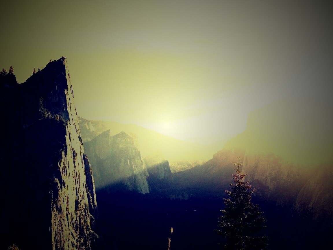 Горный пейзаж обои