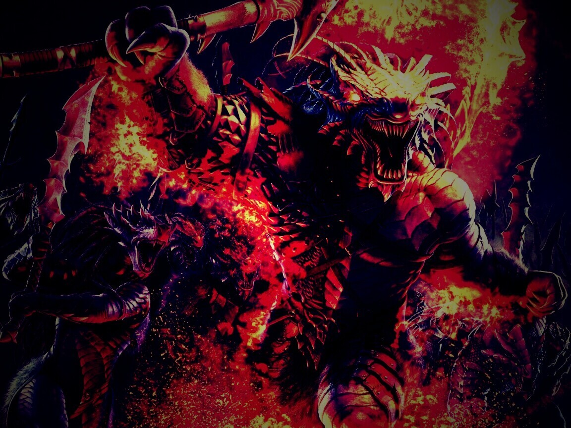 Dragonborn Barbarian обои