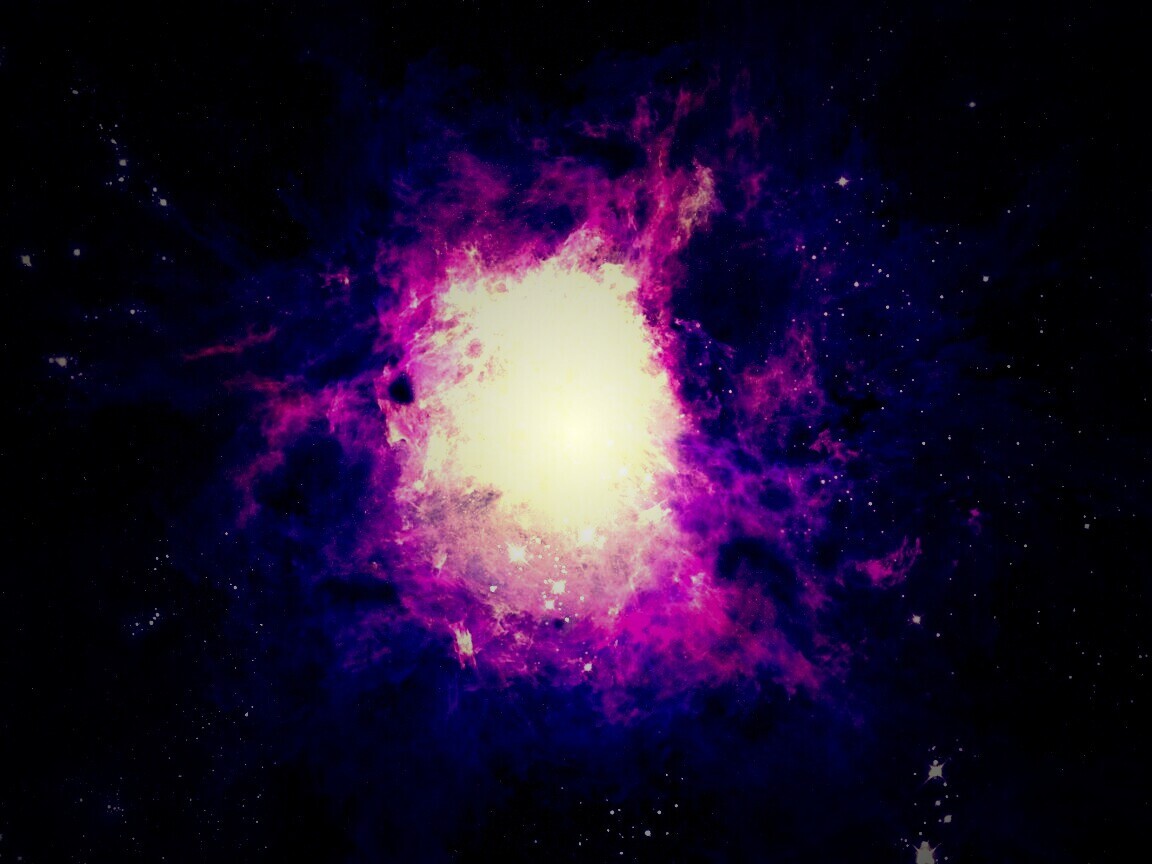 Фиолетовая туманность обои