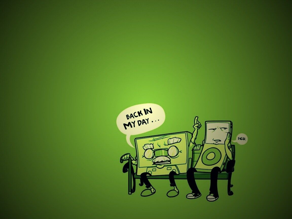 А вот в мои дни... обои