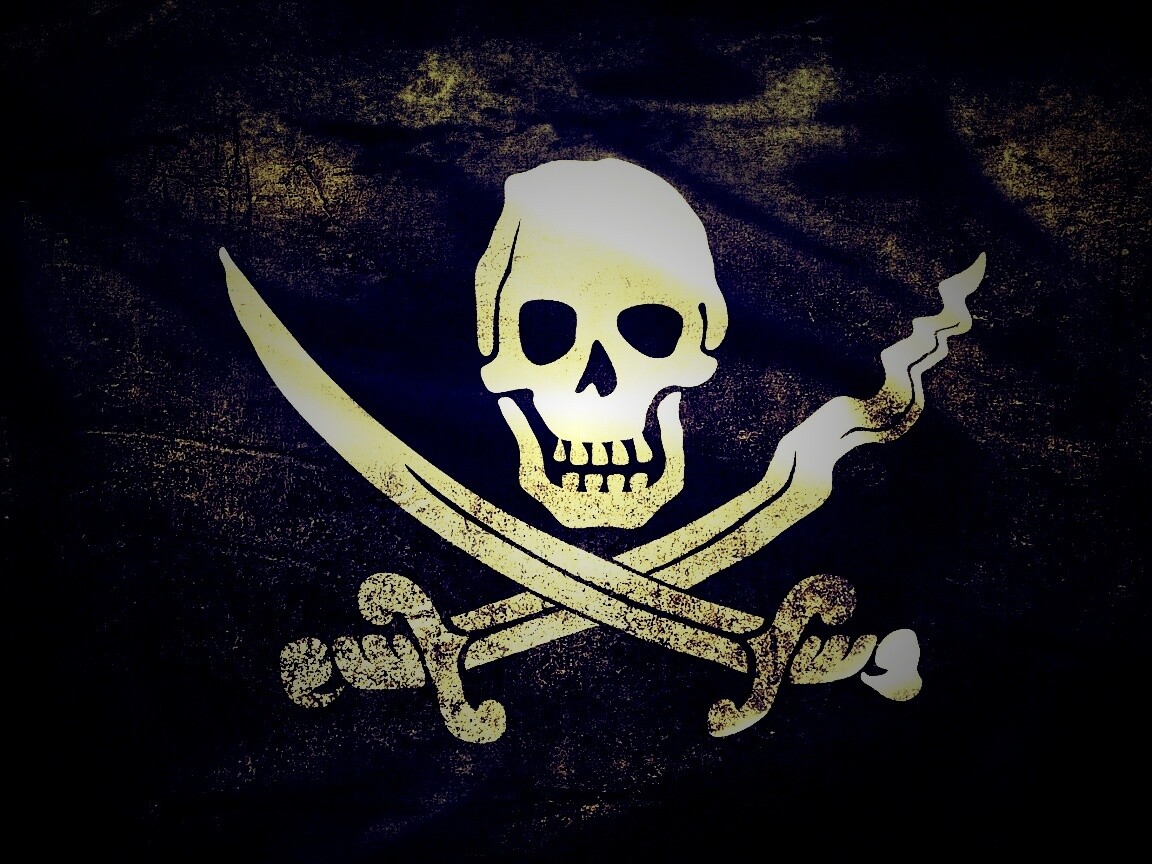 Пиратский флаг обои
