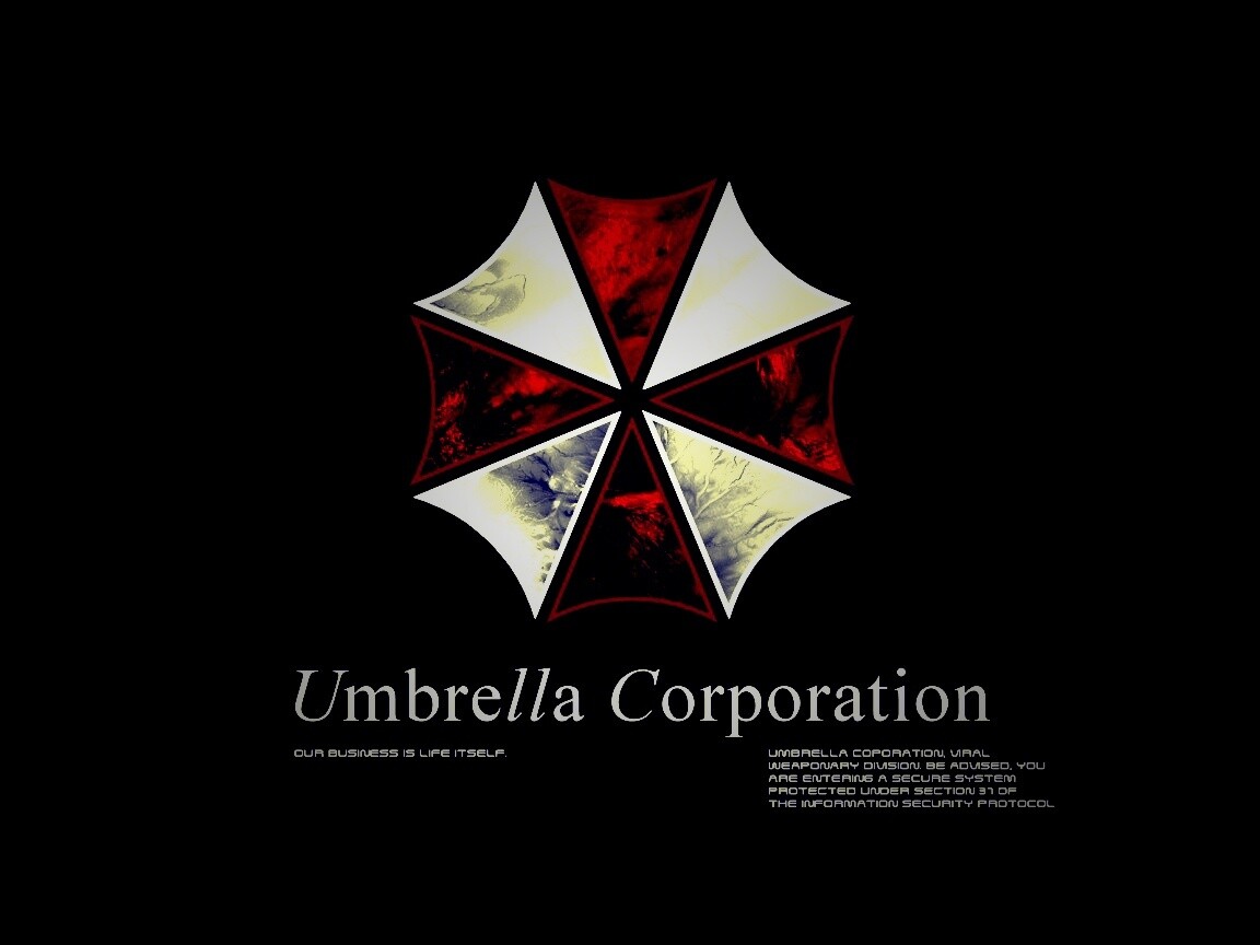 Логотип корпорации Амбрелла (Umbrella corp) обои