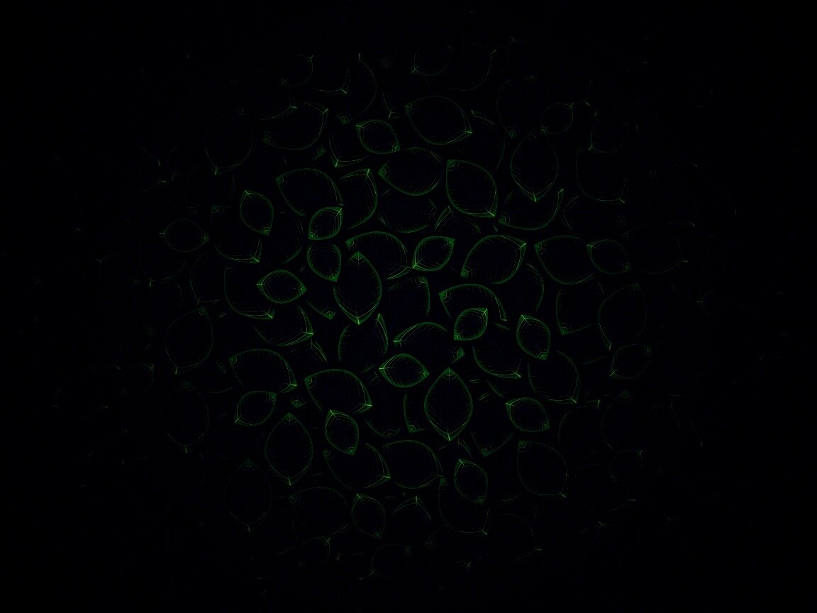 Векторные зеленые листья обои