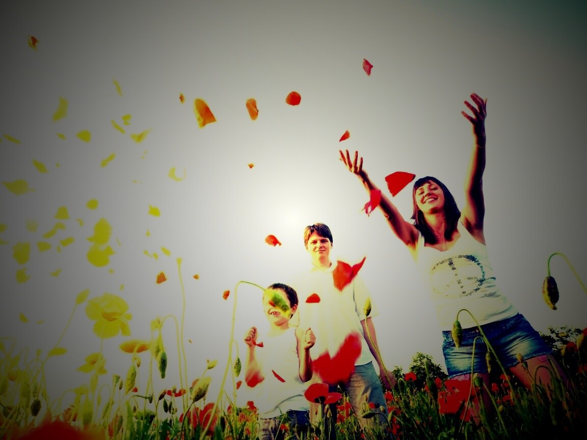 Счастье и радость обои