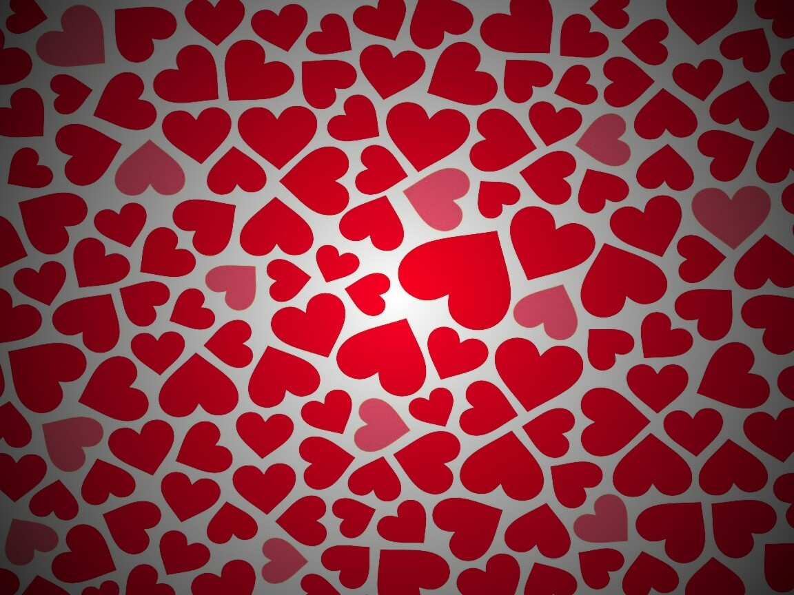 Сердца для дня Святого Валентина обои