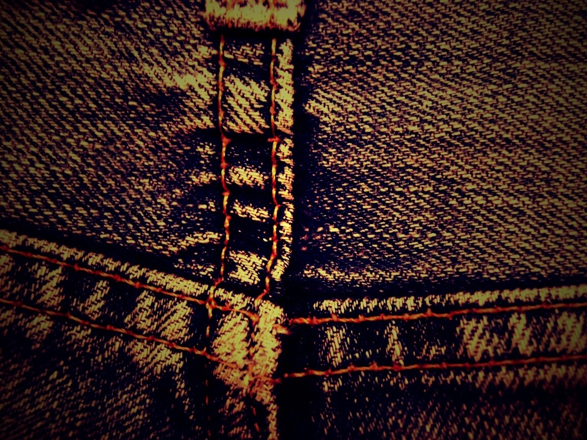 Шов на джинсах обои