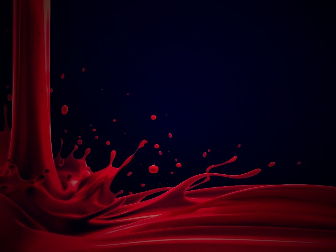Красный всплеск обои