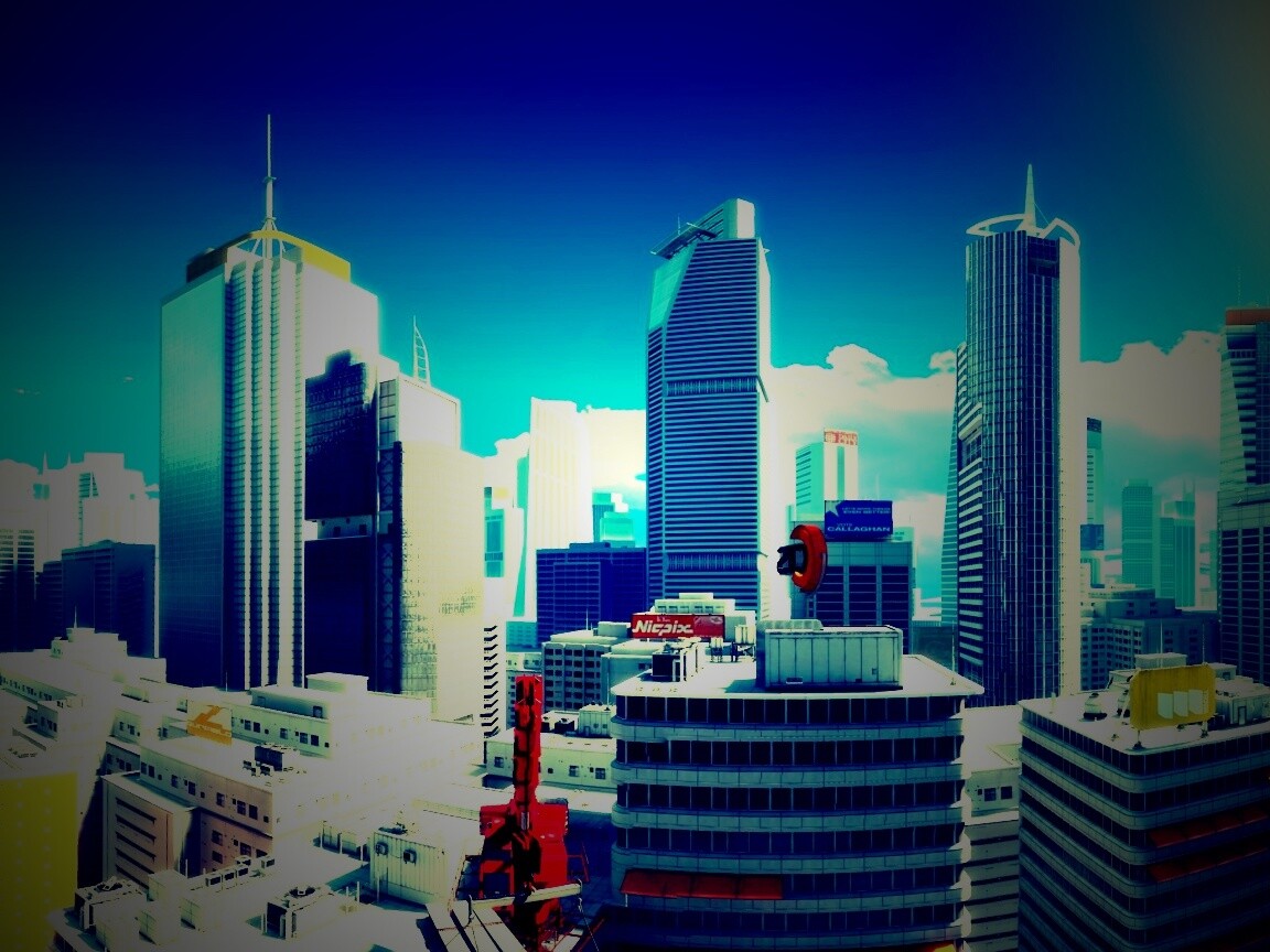 Город Mirrors Edge обои