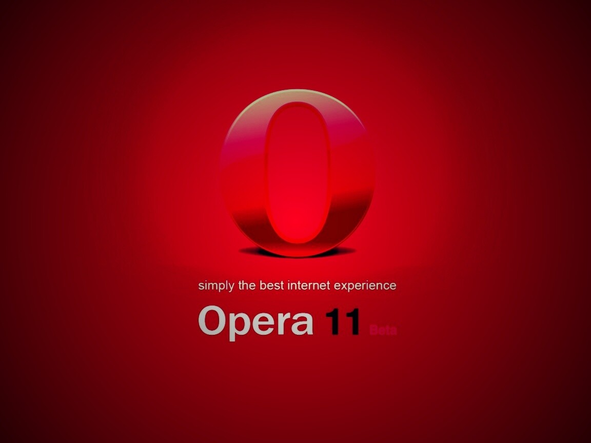 Opera 11 обои