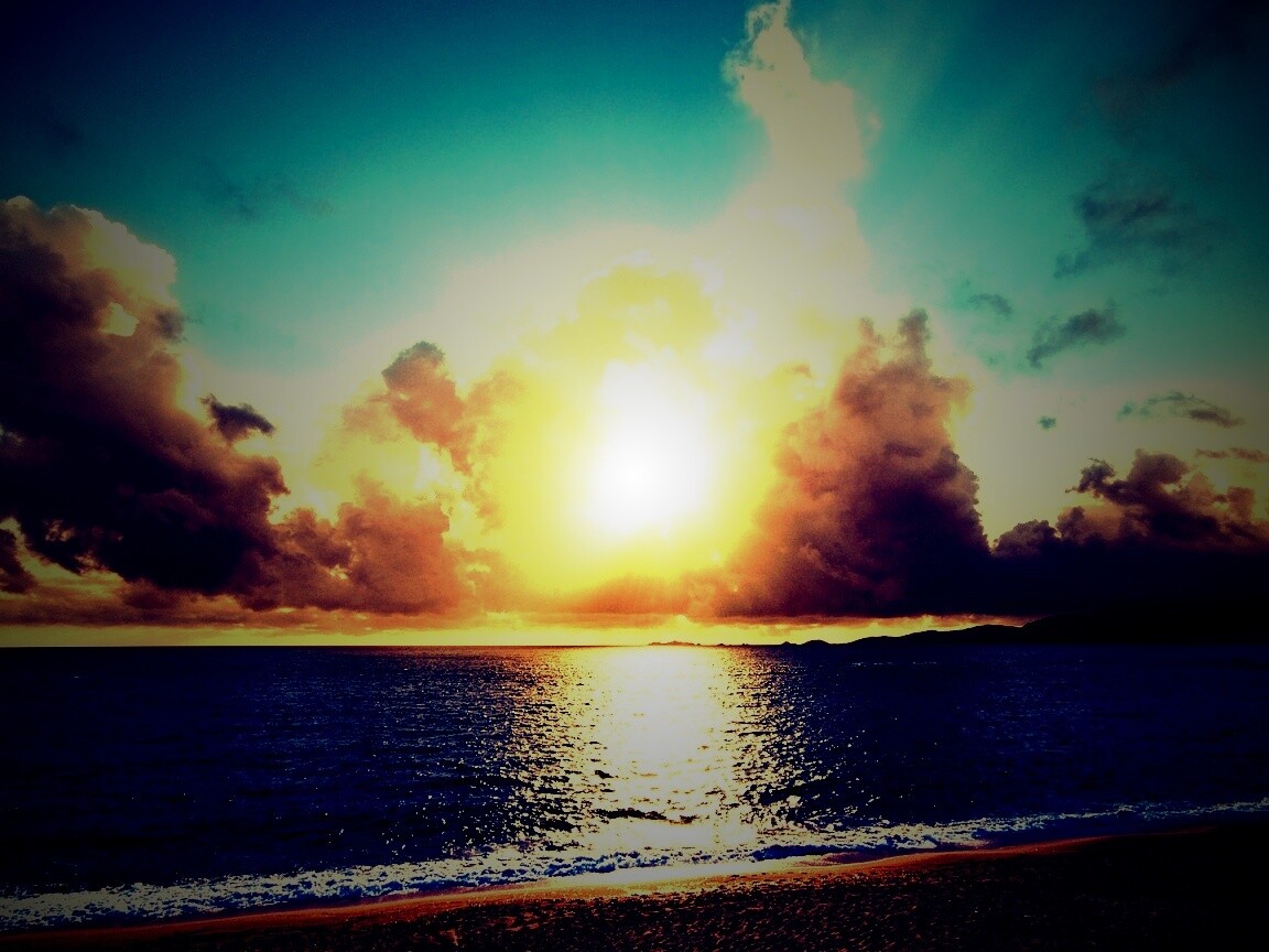 Солнечный пляж обои