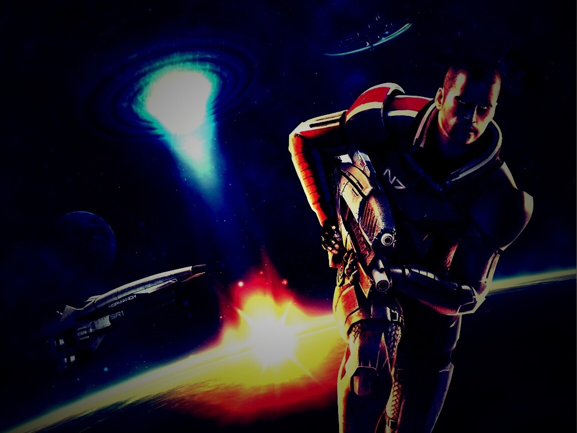 Шепард из вселенной Mass Effect обои