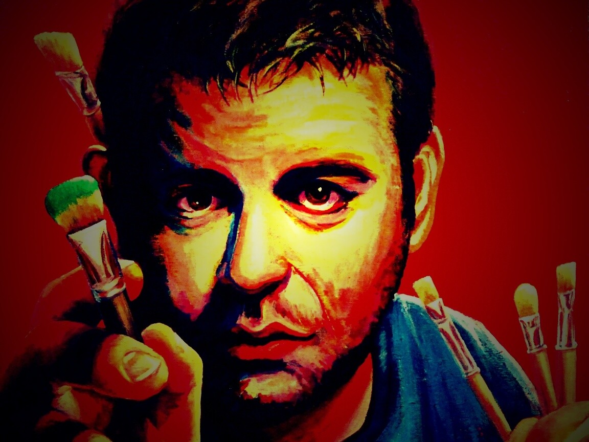 Нарисованный художник обои