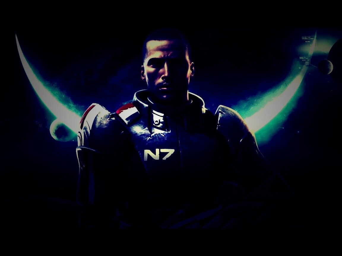 Шепард из Mass Effect обои