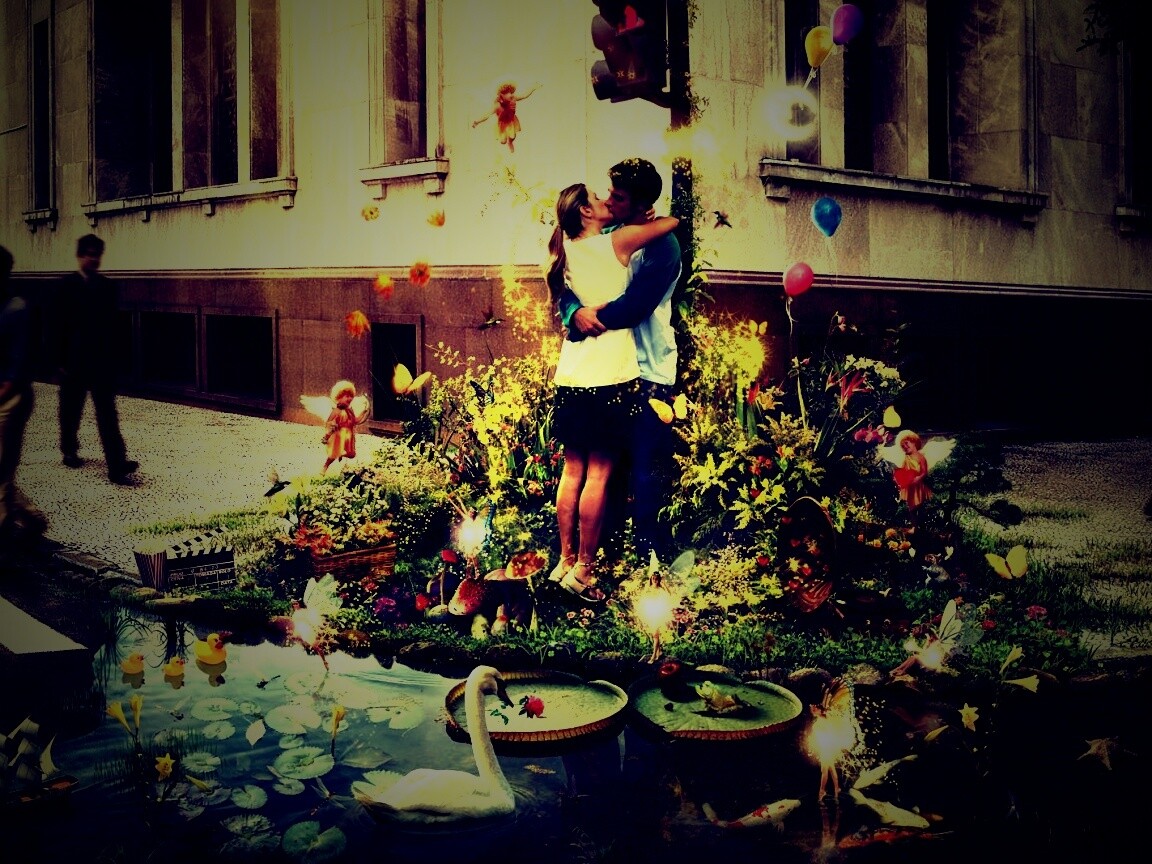 Волшебный поцелуй обои