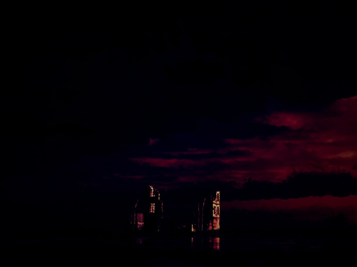 Руины здания обои