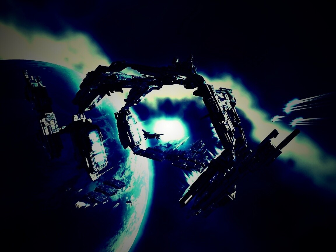 Космический корабль обои