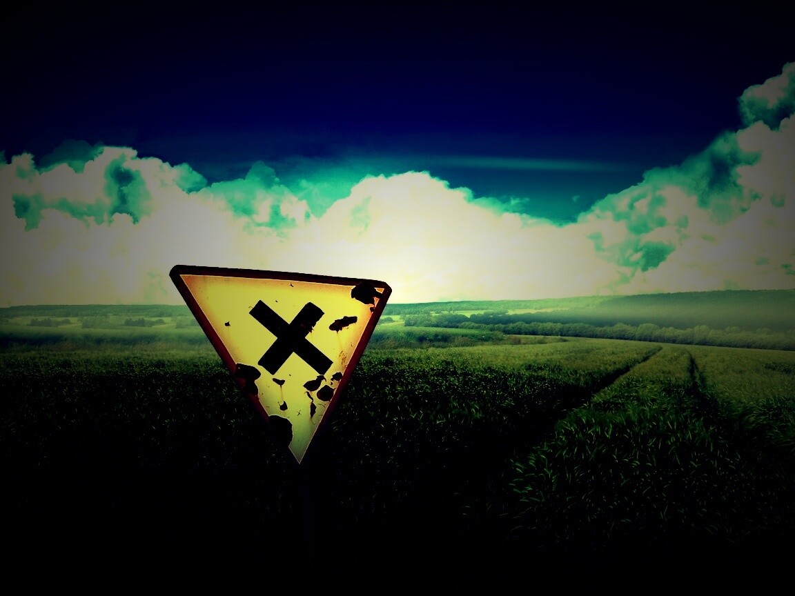 Знак с крестом обои