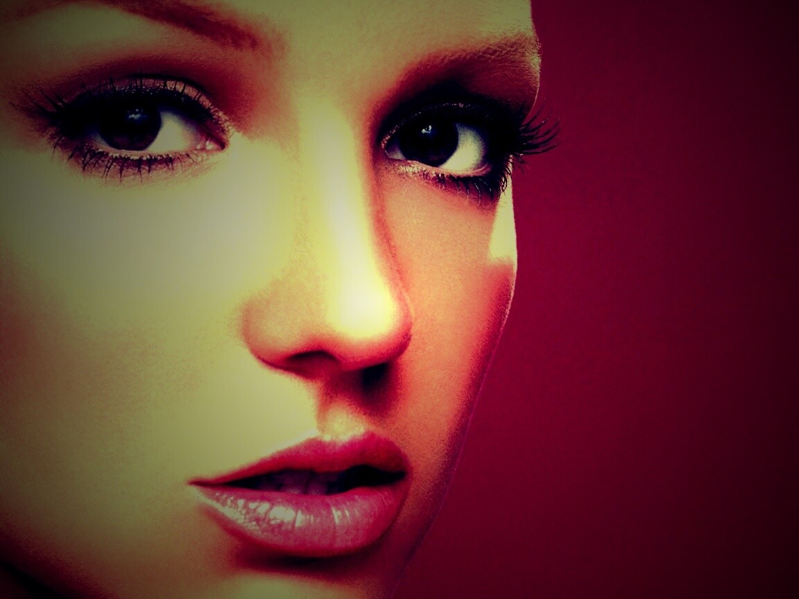 Лицо Бритни обои