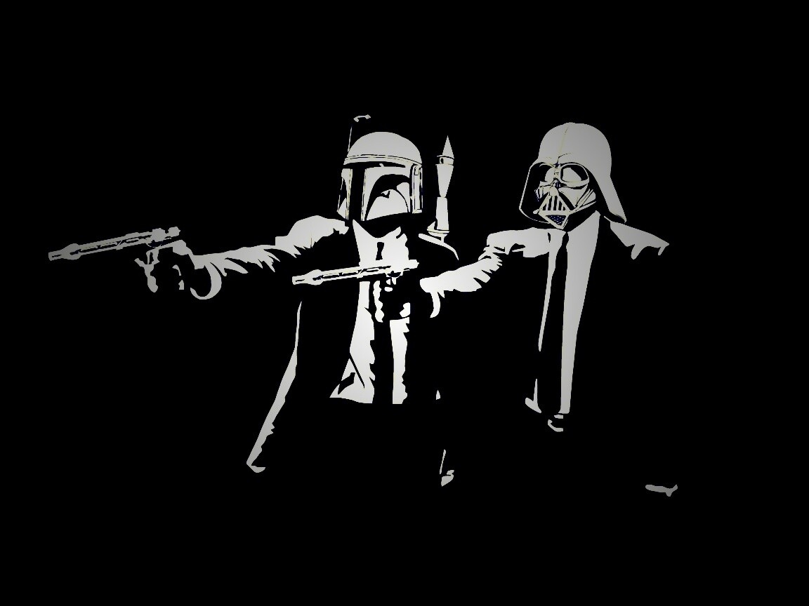 Pulp Fiction в стиле Star Wars обои