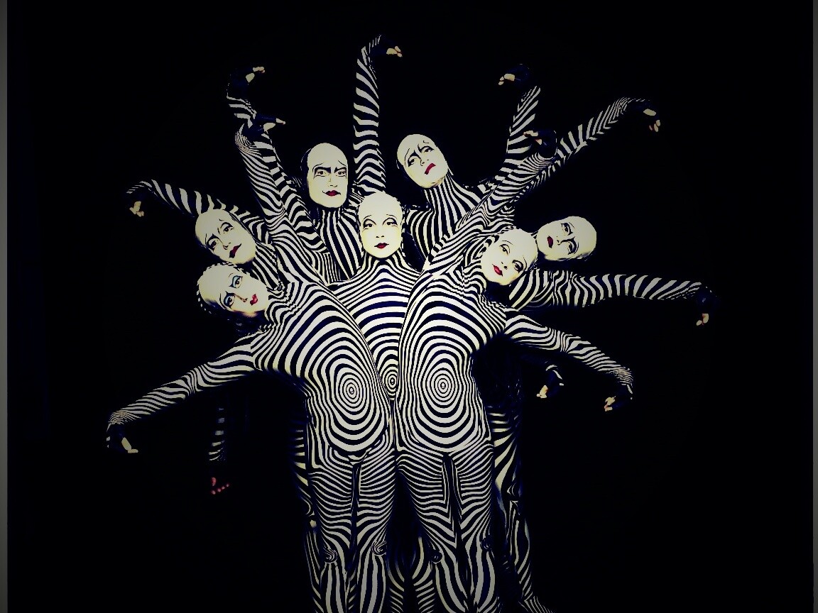 Зеброиды (актеры цирка дю солей) обои