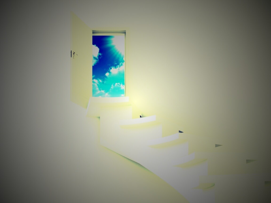 Лестница в небо обои