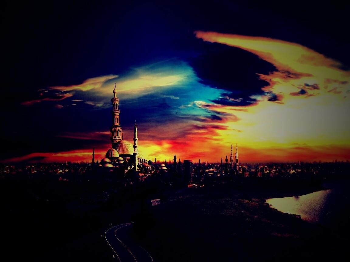 Город минаретов обои