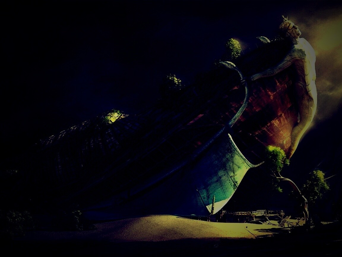 Древнее воздушное судно обои