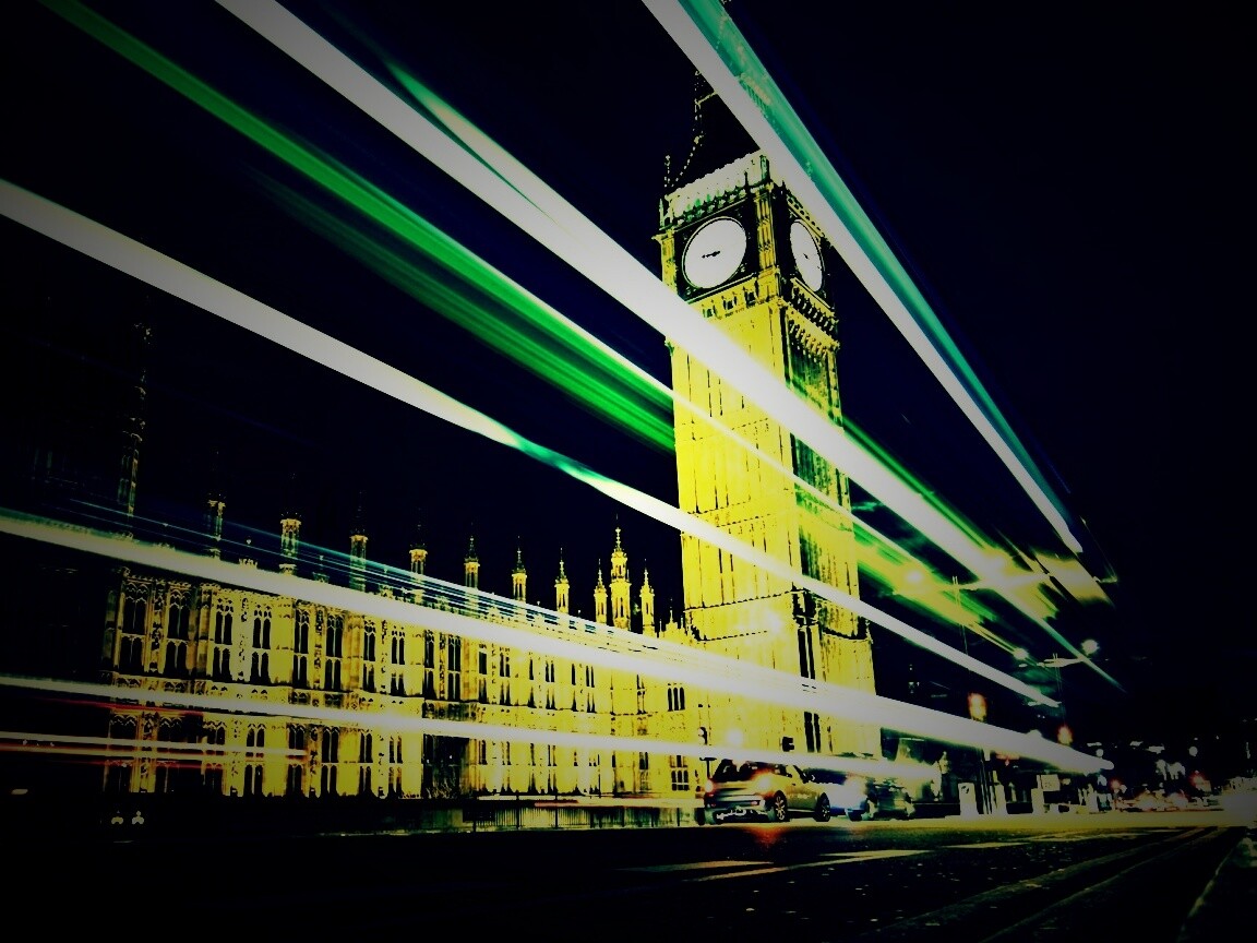 Лондон на скорости обои