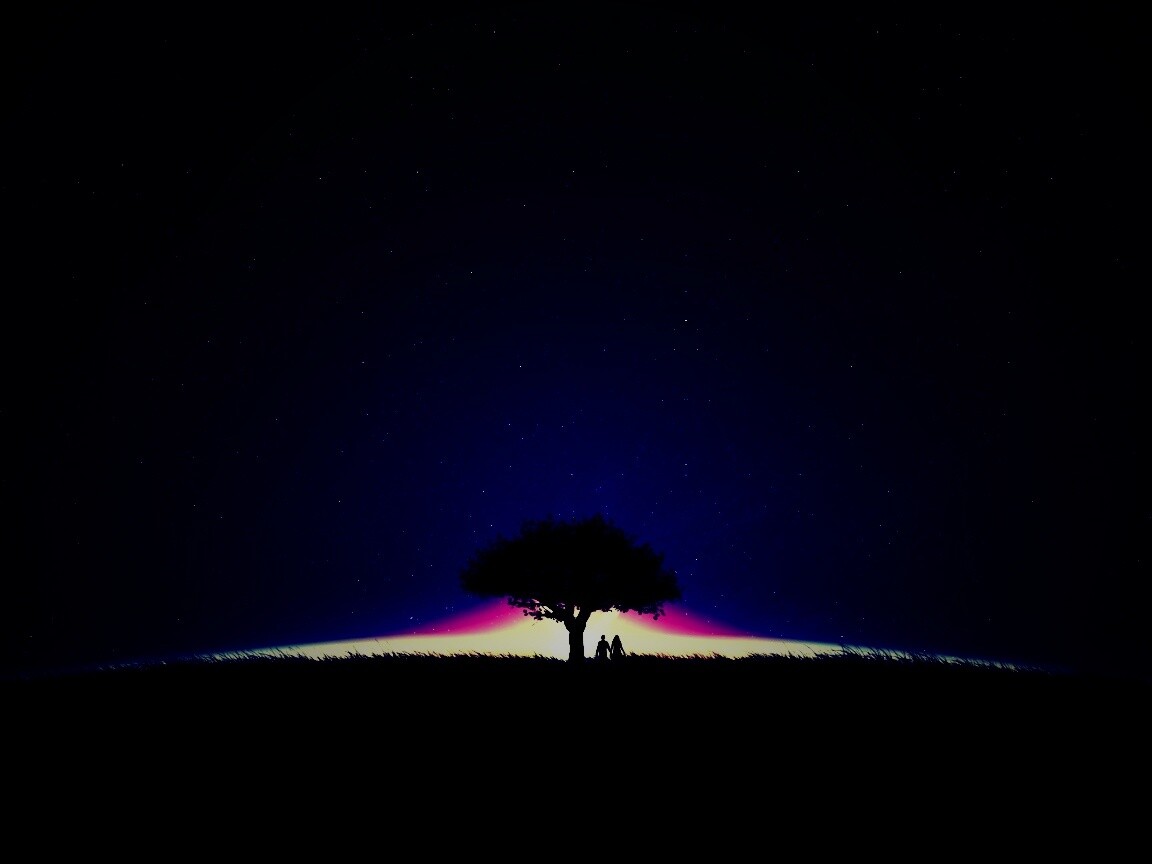 Звёздная ночь обои