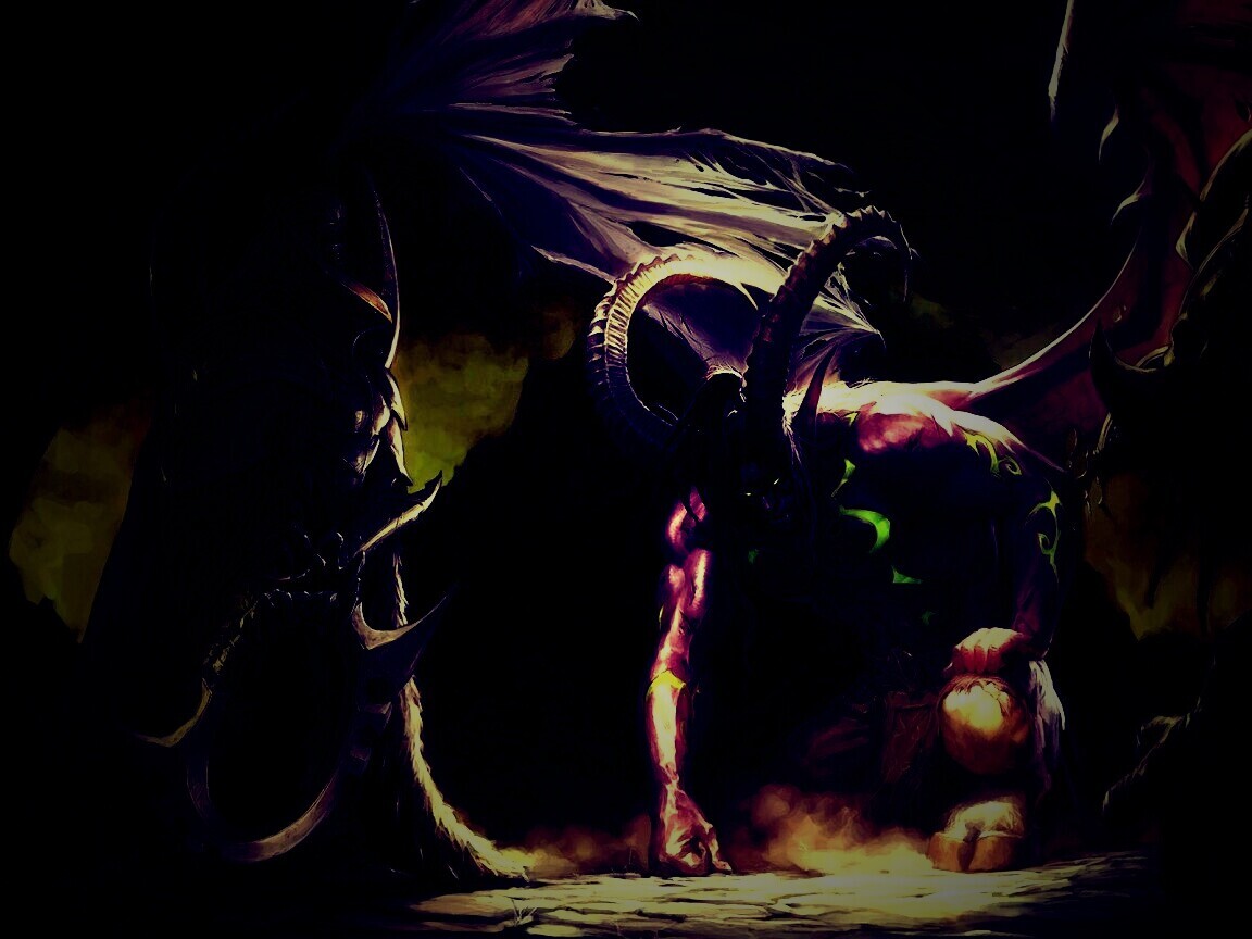 Иллидан из War Craft обои