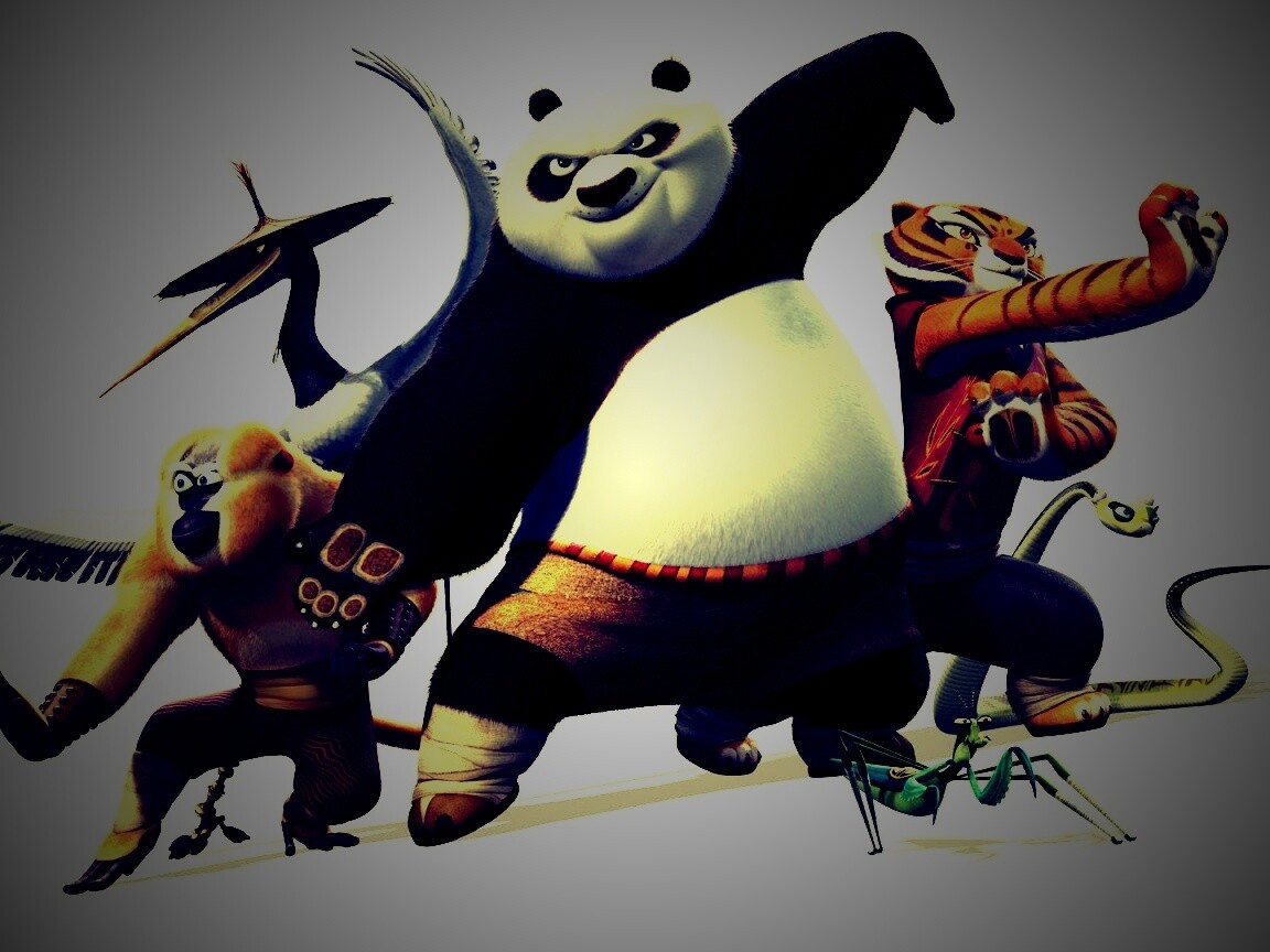 Герои Кунг-фу панда обои