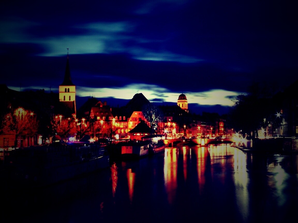 Город Страсбург обои